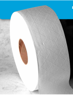 Higiénico industrial Tisoft doble capa 150m ø76 acabado gofrado
