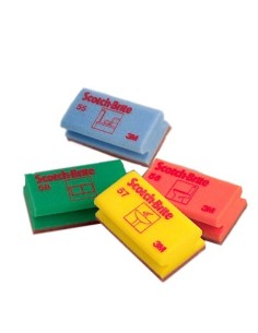 Estropajo Scotch Brite con salvauñas