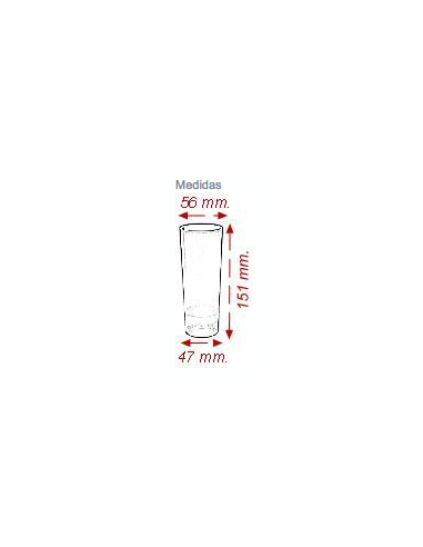 Vaso de tubo desechable de poliestireno VIC 300 cc Nupik medidas