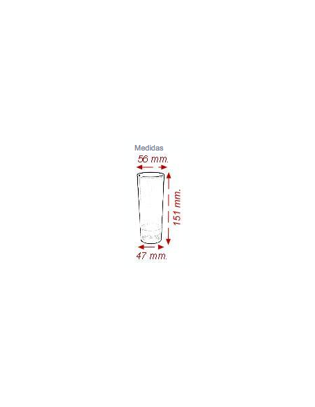 Vaso de tubo desechable de poliestireno VIC 300 cc Nupik medidas