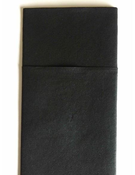 Servilleta kanguritos de tissue seco negro 40x40 cm