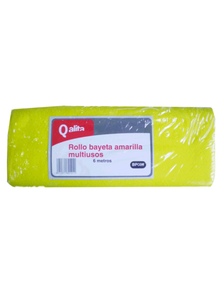 ROLLO BAYETA AMARILLA MULTIUSO 6M