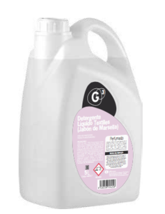 G3 Detergente Líquido Textiles (Jabón de Marsella) 4x5 litros