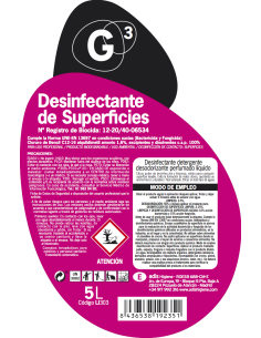 G3 Desinfectante de Superficies Pino-Balsámico