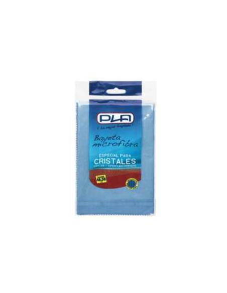 Bayeta microfibra cristales azul 40x38