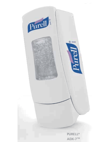 Dispensador de jabón blanco ADX7 700 ml