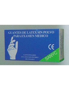 GUANTE LÁTEX SIN POLVO