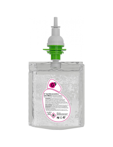 G3 gel hidro-alcohólico 1L para dispensador automático 6ud