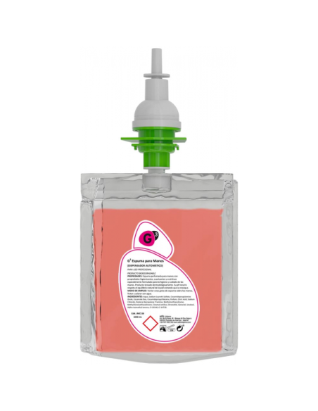 G3 espuma de manos para dispensador automático 1L 6ud