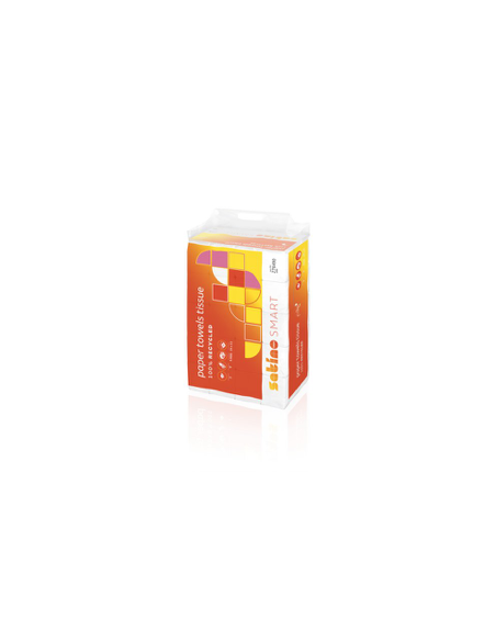 Toalla de papel desechable Satino Smart de doble capa y plegado V 24x23 cm 4000ud