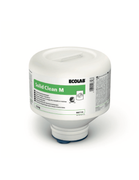 Solid Clean M detergente sólido con ecoetiqueta de Ecolab 4x4,5 Kg