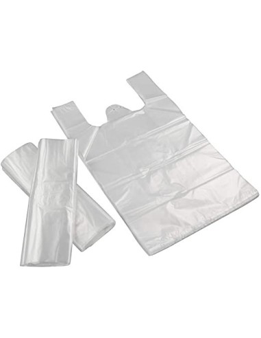 Bolsa camiseta transparente 44x74 cm 1000 ud