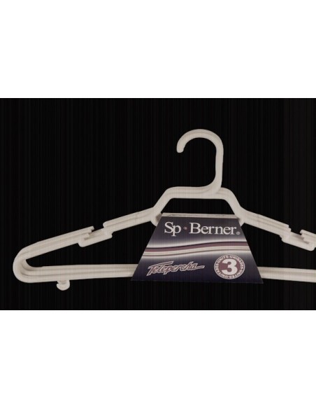 PERCHA PLASTICO LOTE 3 UD
