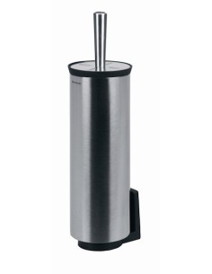 ESCOBILLA+BASE WC ACERO MATE